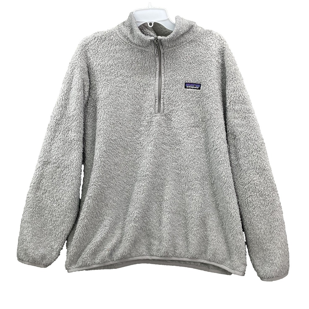 Patagonia 1/4 Zip Pullover Men's XXL Gray Fleece Retro Gorpcore 90s Outdoor Camp
